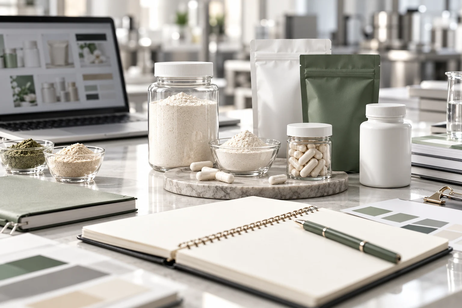 Custom supplement manufacturing