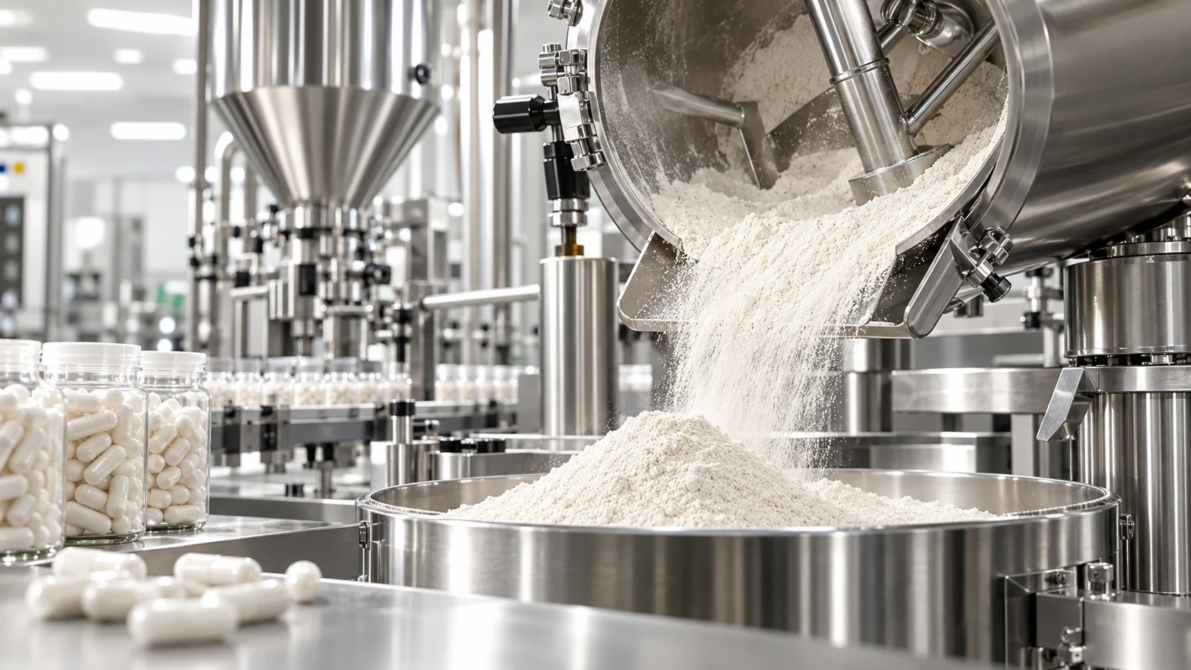Supplement capsule production line