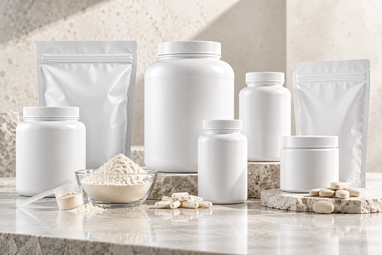 White label supplement concept
